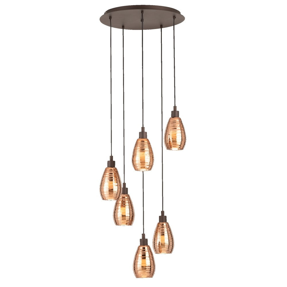 Eglo Siracusa Pendul 6x60W, cupru