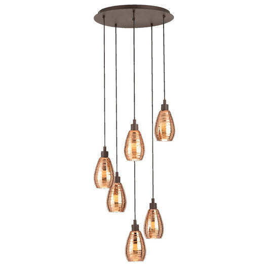 Eglo Siracusa Pendul 6x60W, cupru