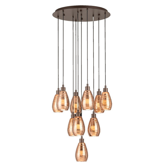 Eglo Siracusa Pendul 10x60W, cupru