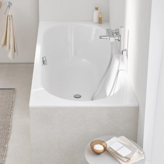 Cada baie dreptunghiulara Grohe Essence otel emailat 180x80 cm