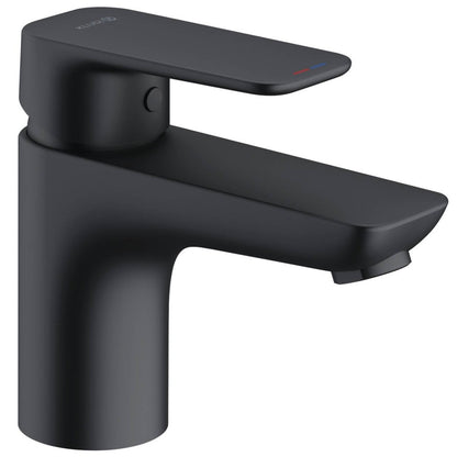 Baterie lavoar neagra mat Kludi Pure&Style, H14 cm