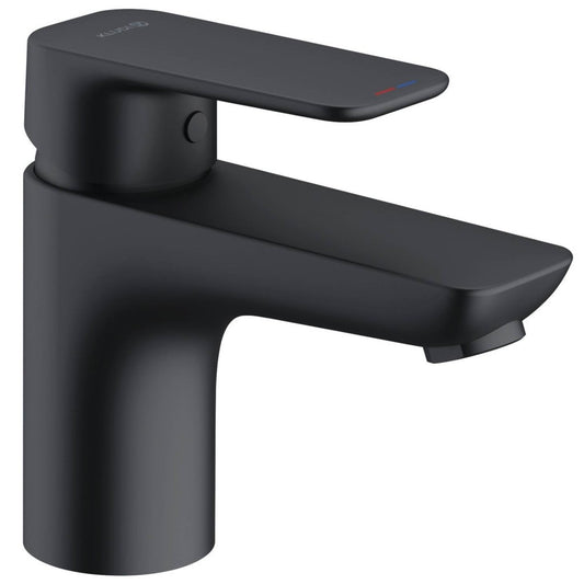 Baterie lavoar neagra mat Kludi Pure&Style, H14 cm