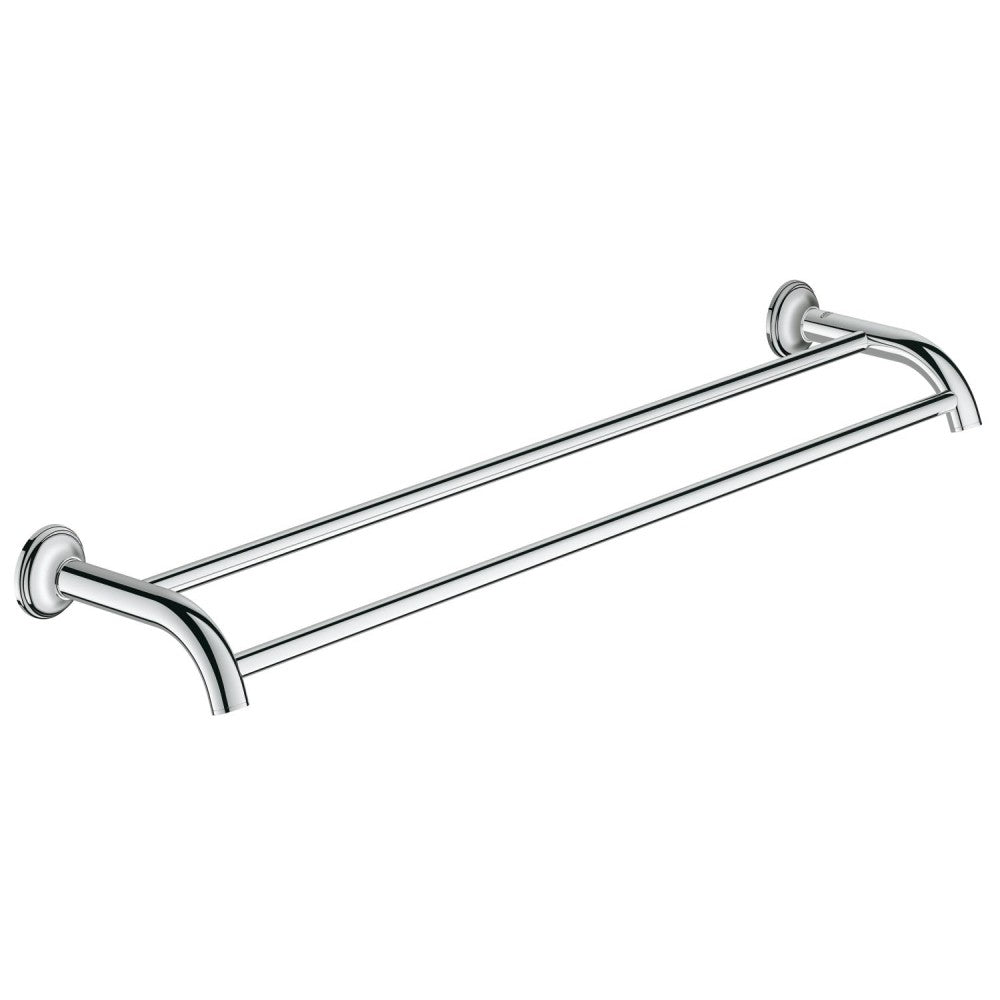 Grohe Essentials Authentic Suport prosop baie tip bara dubla 58 cm, crom