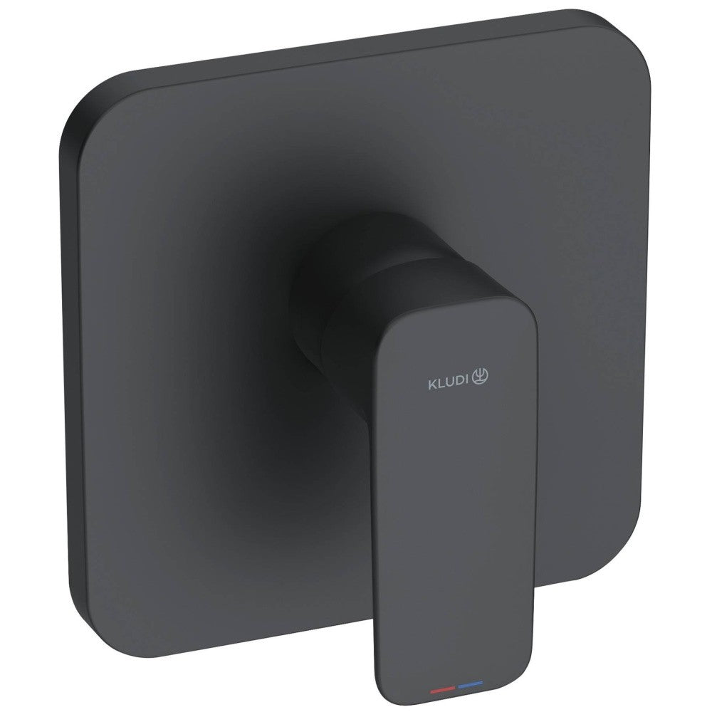 Kludi Pure&Style Baterie dus monocomanda incastrata, negru mat
