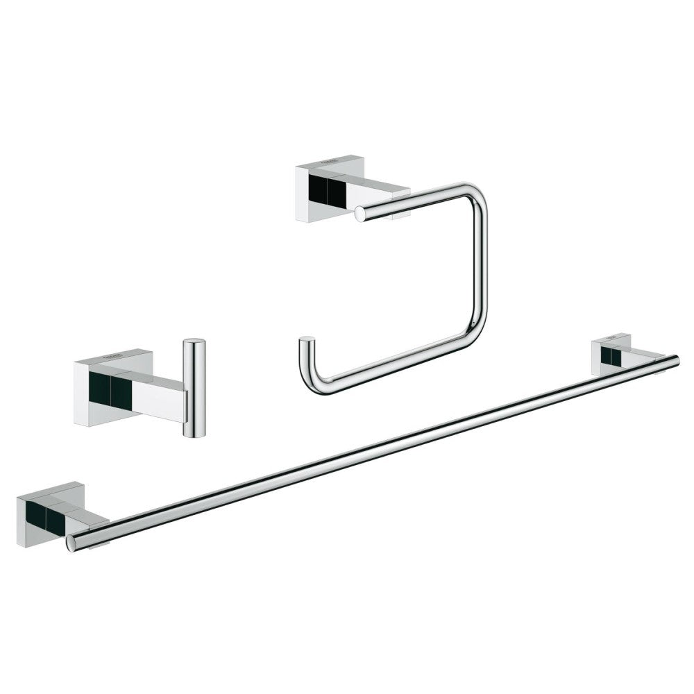 Grohe Essentials Cube Guest Set de accesorii 3 in 1