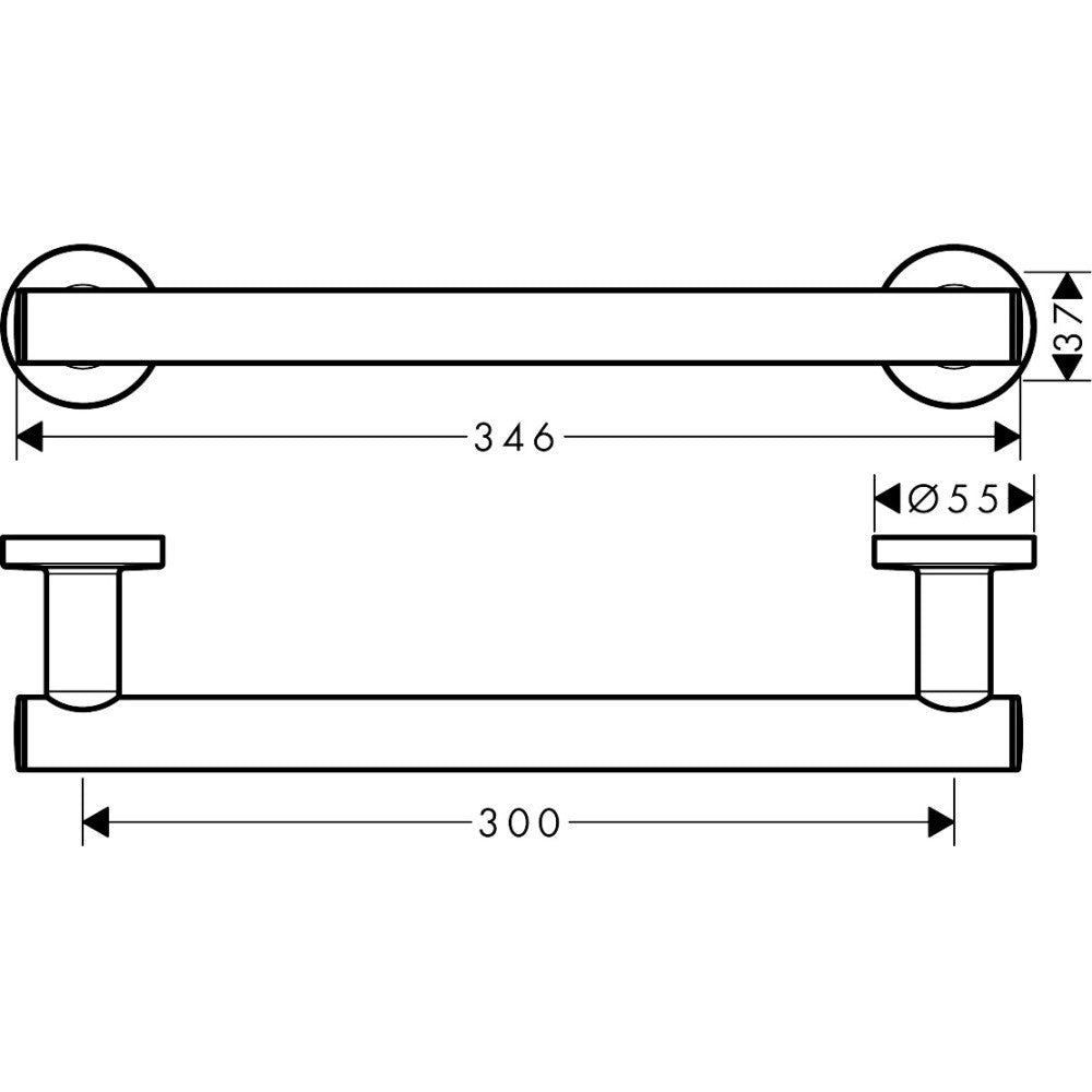 Hansgrohe Logis Bara de sustinere 30 cm