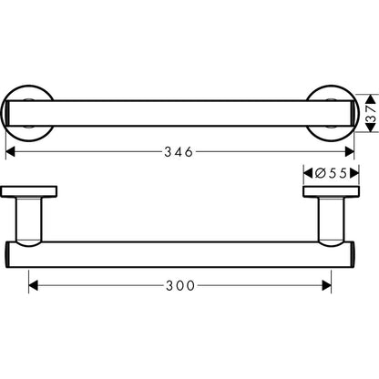 Hansgrohe Logis Bara de sustinere 30 cm