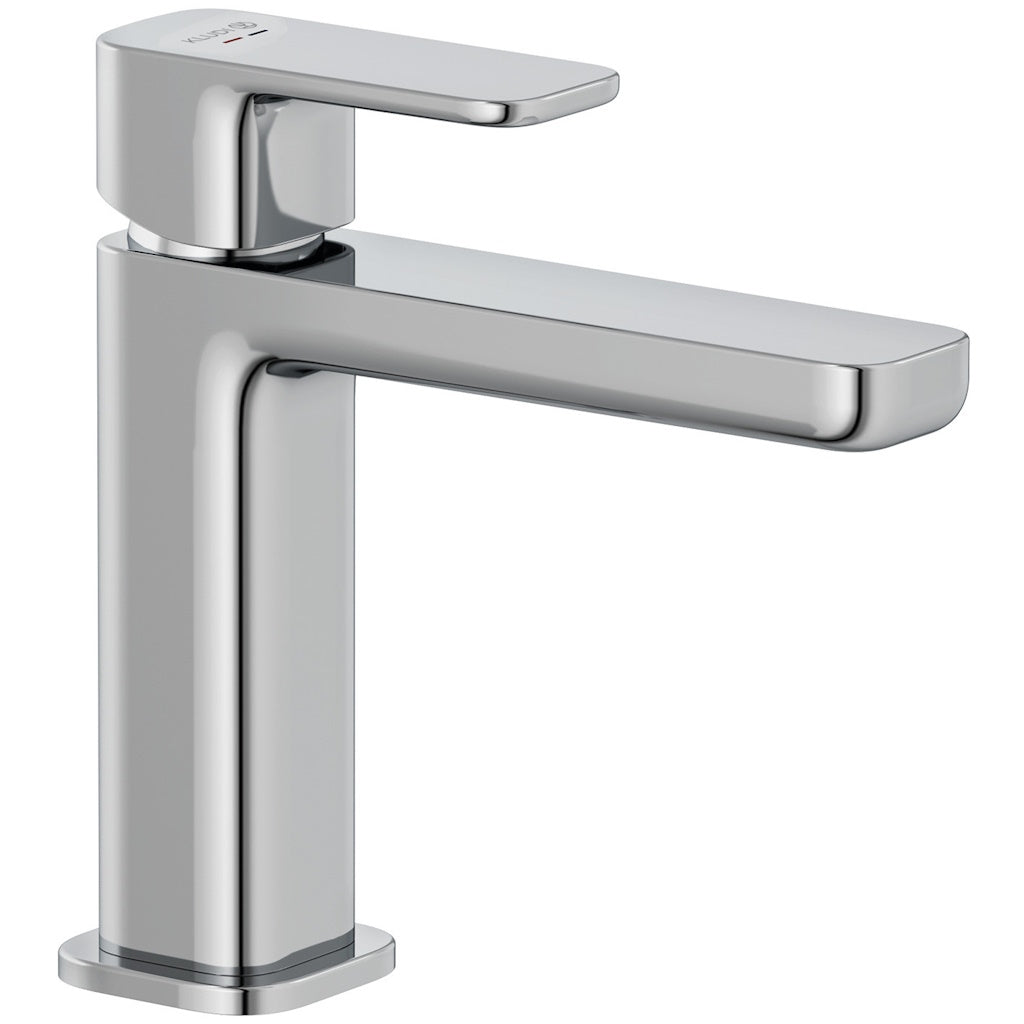 Baterie lavoar Kludi Renon cu ventil click-clack, H16 cm, crom