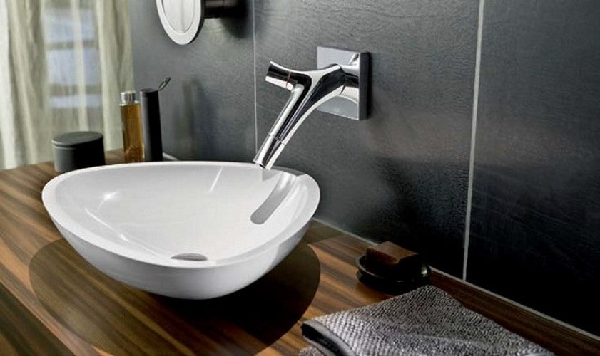 Lavoar baie pe blat Hansgrohe Axor Massaud 80x45 cm