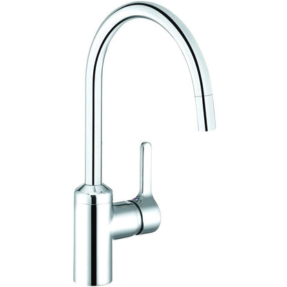 Kludi Bingo Star Baterie chiuveta bucatarie monocomanda cu dus extractibil, aspect inox H37 cm