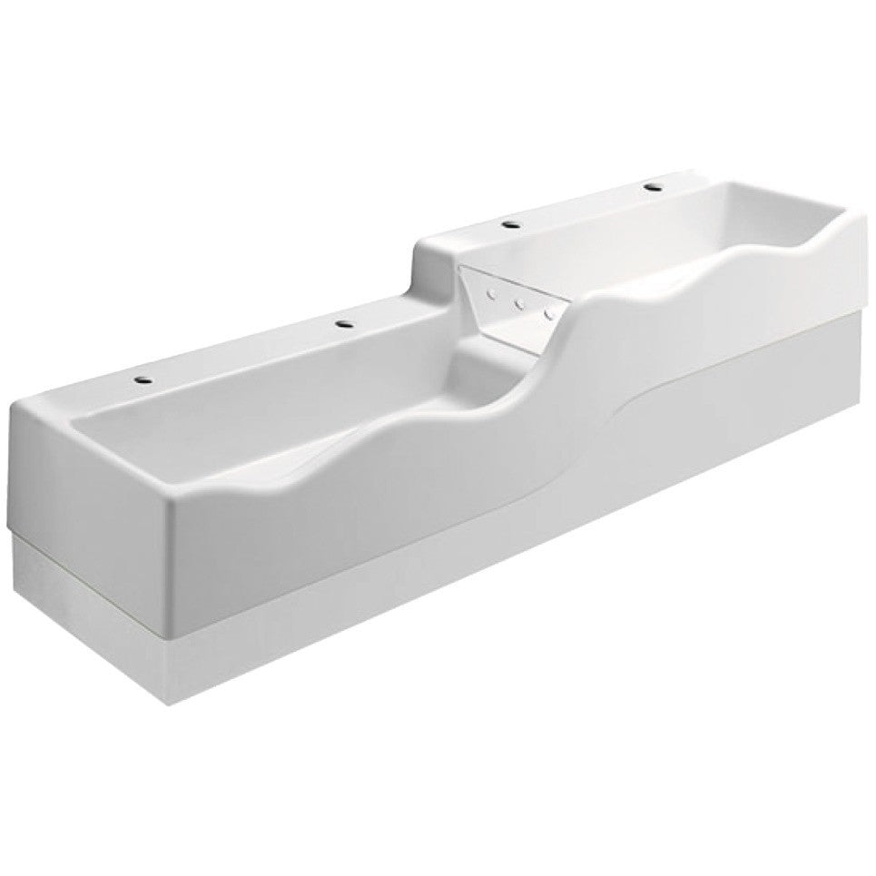Lavoar baie cvadruplu suspendat Geberit Bambini 80x42 cm