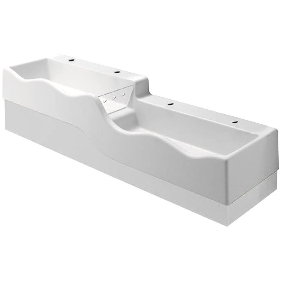 Lavoar baie cvadruplu suspendat Geberit Bambini 80x42 cm