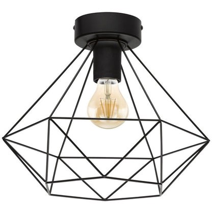 Eglo Tarbes Plafoniera 1x60W, negru