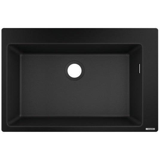 Hansgrohe S510-F660 Chiuveta bucatarie granit 77x51 cm, negru (graphite black)