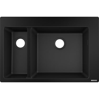 Hansgrohe S510-F635 Chiuveta bucatarie granit 77x41 cm, negru (graphite black)