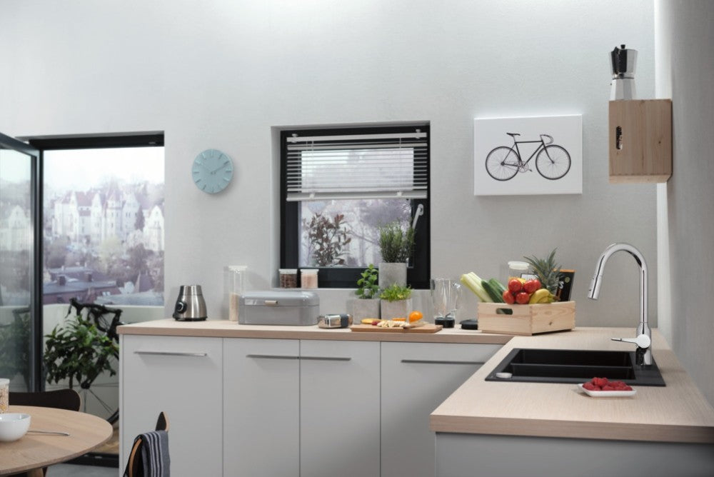 Hansgrohe S510-F770 Chiuveta bucatarie granit 88x41 cm, negru (graphite black)