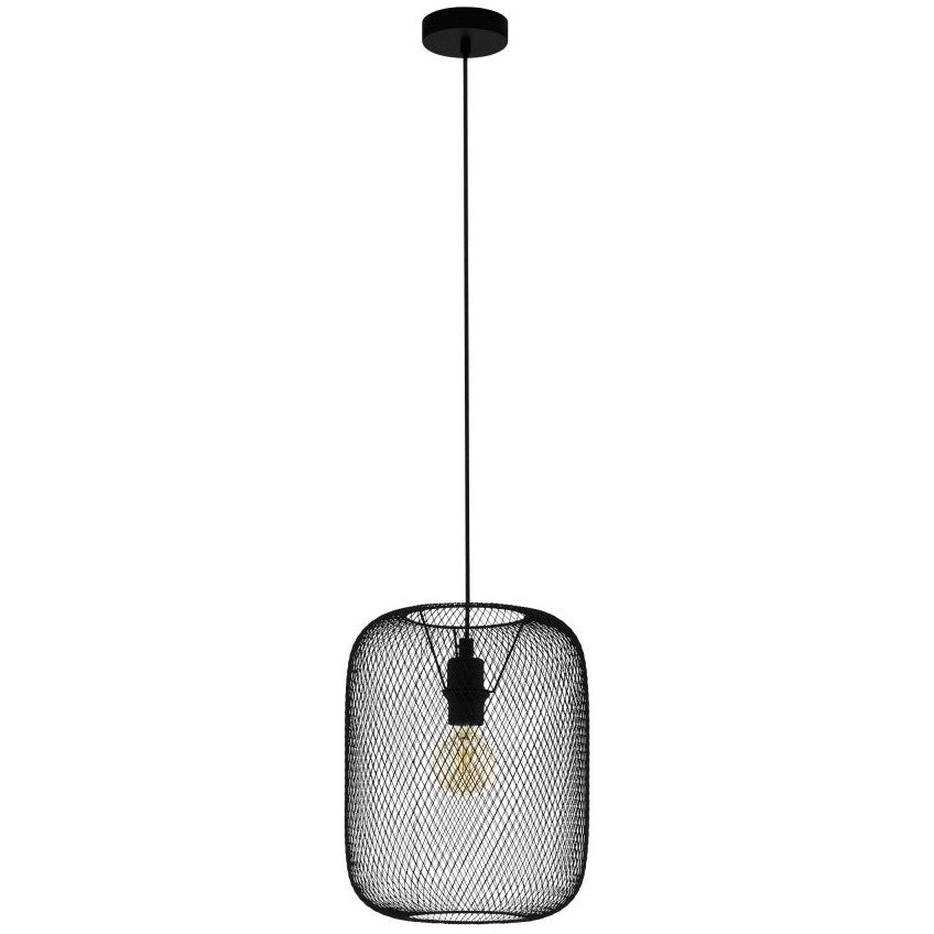 Eglo Wrington Pendul 1x60W, Ø30 cm, negru