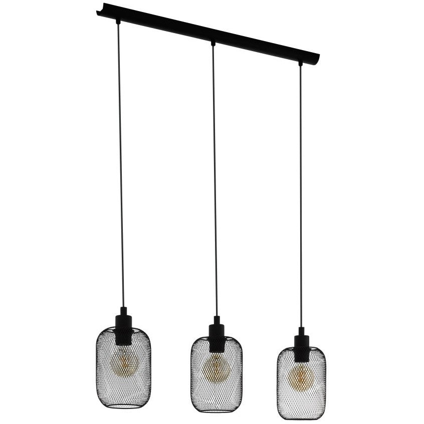 Eglo Wrington Lustra 3x60W, negru