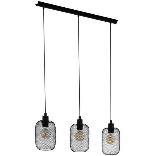 Eglo Wrington Lustra 3x60W, negru