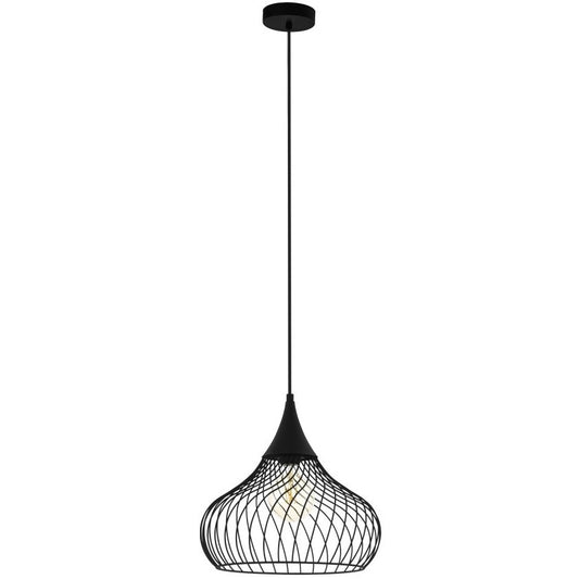 Eglo Staverton Pendul 1x60W, negru