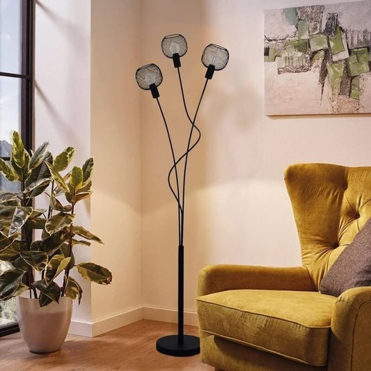 Eglo Wrington 1 Lampadar 3x40W, negru