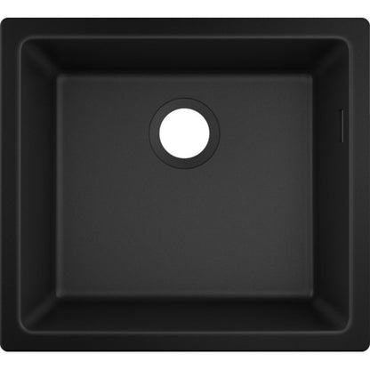 Hansgrohe S510-U450 Chiuveta bucatarie granit montaj sub blat 50x45 cm, negru (graphite black)