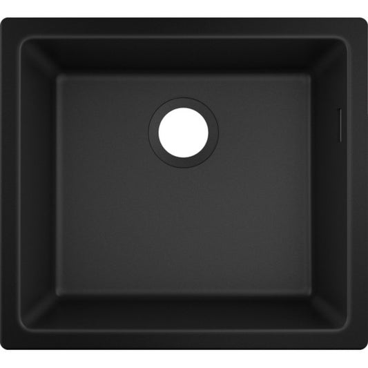Hansgrohe S510-U450 Chiuveta bucatarie granit montaj sub blat 50x45 cm, negru (graphite black)
