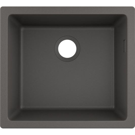Hansgrohe S510-U450 Chiuveta bucatarie granit montaj sub blat 50x45 cm, gri inchis (stone grey)