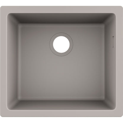 Hansgrohe S510-U450 Chiuveta bucatarie granit montaj sub blat 50x45 cm, gri deschis (concrete grey)