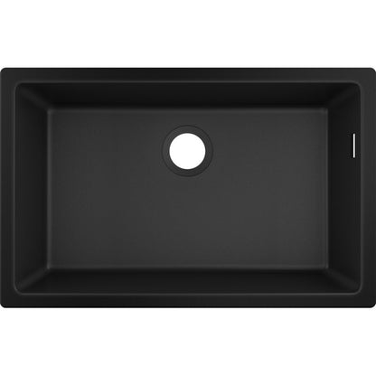 Hansgrohe S510-U660 Chiuveta bucatarie granit montaj sub blat 71x45 cm, negru (graphite black)