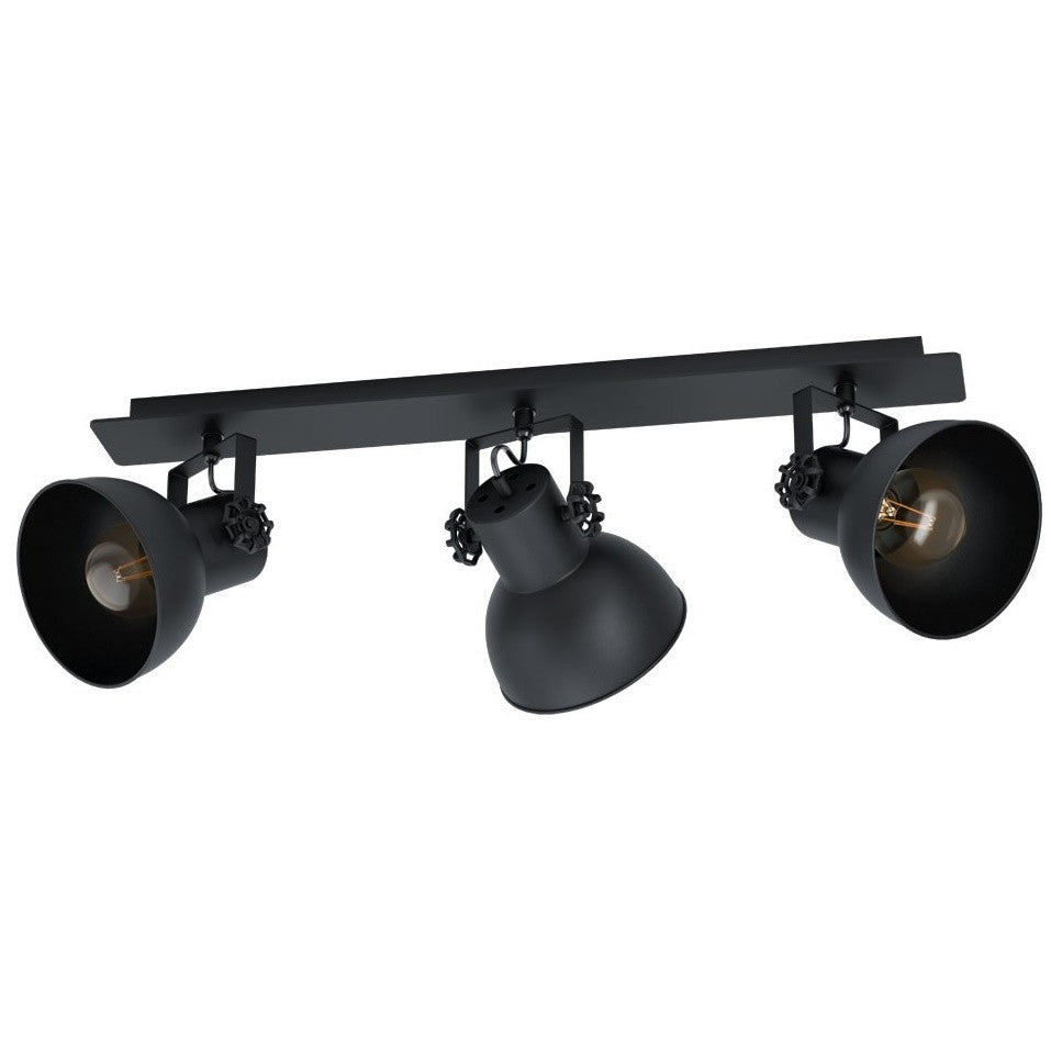 Eglo Barnstaple 2 Plafoniera cu spoturi 3x40W, negru