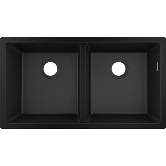 Hansgrohe S510-U770 Chiuveta bucatarie granit montaj sub blat 82x45 cm, negru (graphite black)