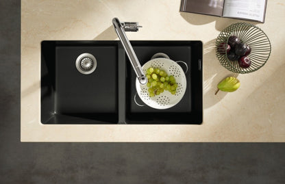 Hansgrohe S510-U770 Chiuveta bucatarie granit montaj sub blat 82x45 cm, negru (graphite black)