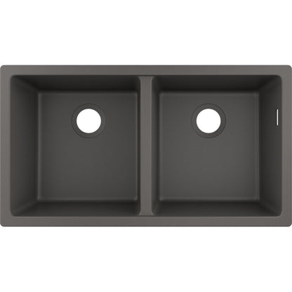 Hansgrohe S510-U770 Chiuveta bucatarie granit montaj sub blat 82x45 cm, gri inchis (stone grey)