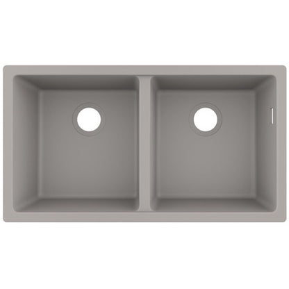 Hansgrohe S510-U770 Chiuveta bucatarie granit montaj sub blat 82x45 cm, gri deschis (concrete grey)