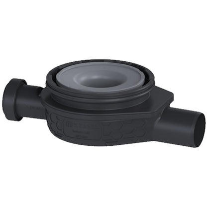 Corp sifon de pardoseala de trecere Kessel Ultraflat System 125 cu flansa de hidroizolatie, DN 50