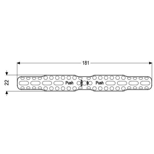 Kessel Linearis Infinity Sita par