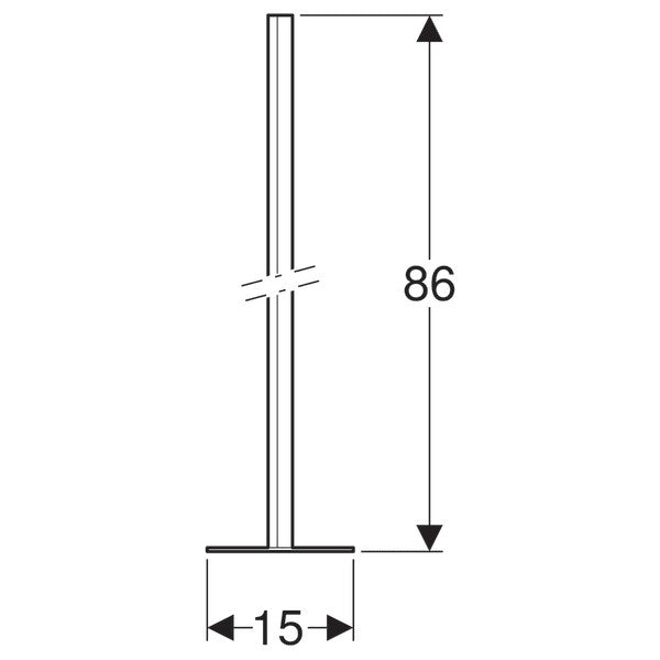 Geberit Kombifix Picioare de sustinere cu placute H86 cm