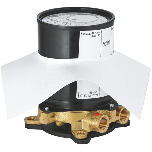 Grohe Eurocube Joy Set de instalare pentru baterie freestanding, nivelare podea 0-53 mm