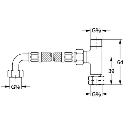 Grohe Grohtherm Micro Set de legatura