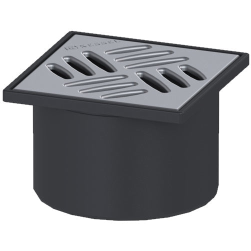 Set promo Sifon de dus Kessel System 125 Basic cu capac de inox