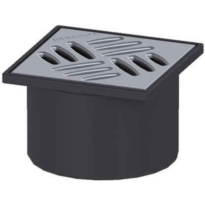 Set promo Sifon de dus Kessel System 125 Basic cu capac de inox