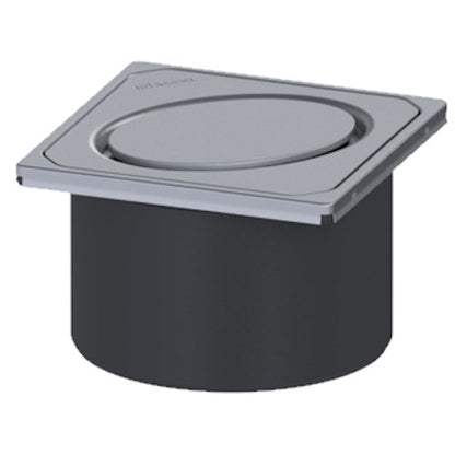 Set promo Sifon pardoseala de trecere Kessel System 125 Premium cu capac inox