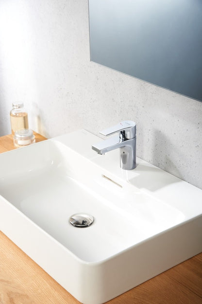 Baterie lavoar Kludi Zenta SL EcoPlus, cu ventil pop-up, H14 cm