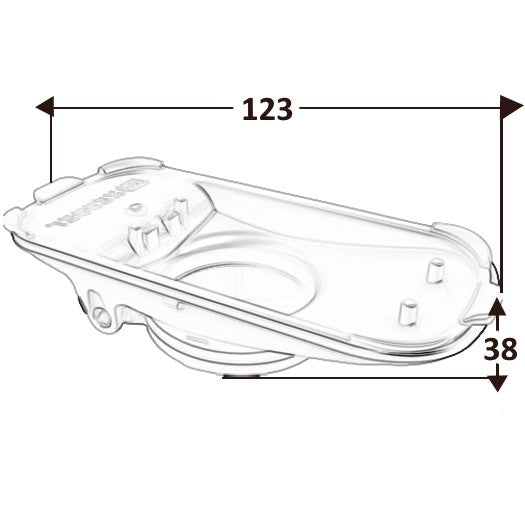 Kessel System 125 Linearis Compact Clapeta multistop