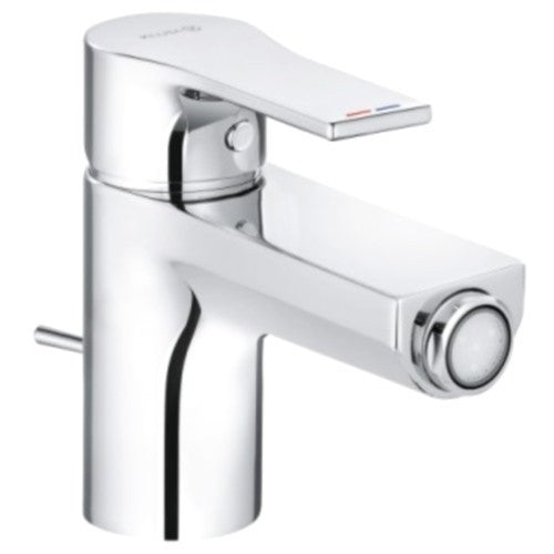 Kludi Zenta SL Baterie bideu monocomanda, ventil metalic