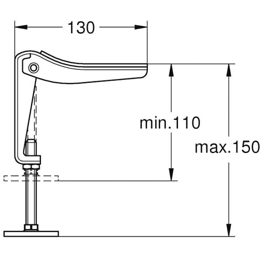 Grohe Essence Picioare de sustinere reglabile