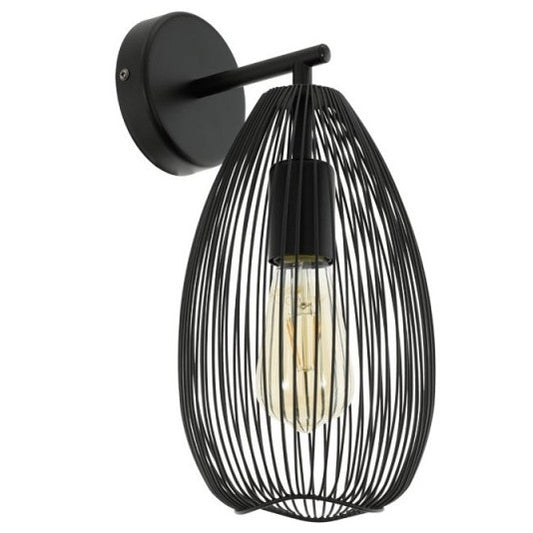 Eglo Clevedon Aplica 1x60W, negru