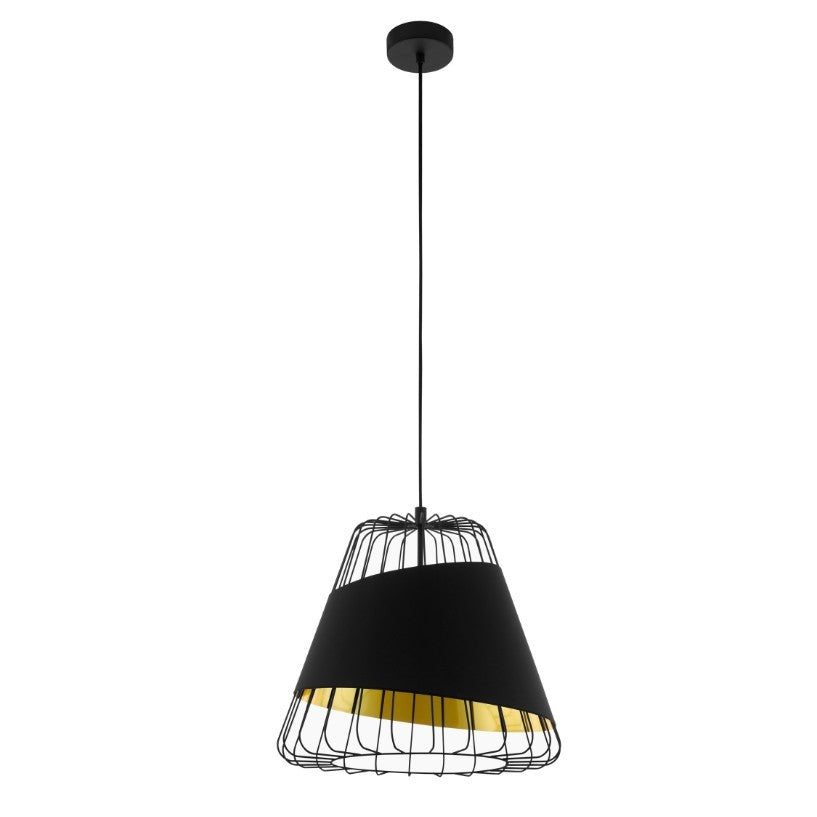 Eglo Austell Pendul 1x60W, Ø36 cm, negru