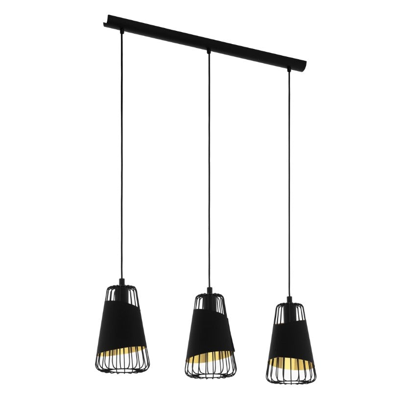Eglo Austell Pendul 3x60W, negru